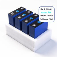Stock UE EVeMB31 Batterie Lithium-Ion Rechargeable Prismatique LiFePO4 3.2V 330Ah 314Ah 280Ah pour Stockage Solaire