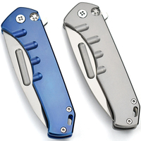 Couteau pliant de poche WINLEE MDFD haut de gamme en acier CPM-D2, robuste, portable, EDC, avec clip, pour la pêche, la défense, tactique, OEM personnalisable
