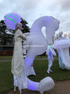 <span class=keywords><strong>Disfraz</strong></span> <span class=keywords><strong>de</strong></span> Mascota <span class=keywords><strong>de</strong></span> <span class=keywords><strong>Caballito</strong></span> <span class=keywords><strong>de</strong></span> <span class=keywords><strong>Mar</strong></span> Inflable Gigante para Desfiles, Actuaciones y Decoración - Product Image 2