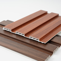 Paneles de revestimiento de paredes decorativos de fábrica profesional Panel de pared de PVC hueco de precio barato para decoración de interiores
