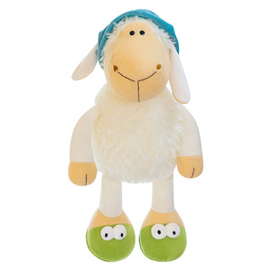 Muñeco de peluche de lana blanca adorable, juguete decorativo, muñeco infantil, muñeco para máquina de garras, regalo de cumpleaños, venta al por mayor - Product Image 6