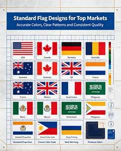Productos con la Bandera de Guyana, Bandera Personalizada para Exteriores, Económica, 100% Poliéster, Bandera Nacional de Guyana, Suministro al por Mayor - Product Image 4