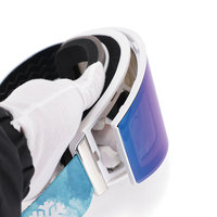 Masque de ski magnétique HUBO Sports OEM en gros, lunettes polarisées/UV400 anti-buée HB-20A, lunettes de snowboard personnalisées pour adultes
