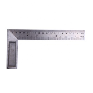Regla de Ángulo Artística en Forma de L de Metalurgia de Polvos, Mango de Acero Antideslizante y Anticorte, Tipo Cuadrado - Product Image 5