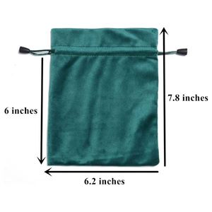 Sac à cordon en velours de luxe personnalisé avec logo, réutilisable, pour bijoux, emballage cadeau pour colliers et boucles d'oreilles - Product Image 3