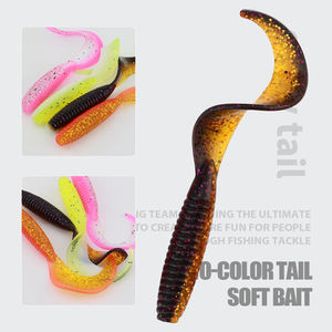 เหยื่อตกปลา PVC แบบนิ่ม 15 ชิ้น 30 ชิ้น เหยื่อปลอมพลาสติกนิ่ม สำหรับตกปลาในน้ำจืด รสกุ้ง ทำจากซิลิโคน - Product Image 2