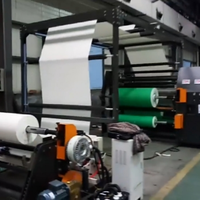 Machine de laminage à chaud à haute vitesse pour la fabrication d'étiquettes autocollantes sur papier silicone