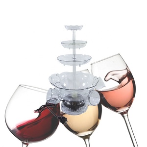 Fontaine à jus électrique de qualité supérieure, cascade de cocktails, machine à vin à 4 niveaux pour discothèques et bars - Product Image 4