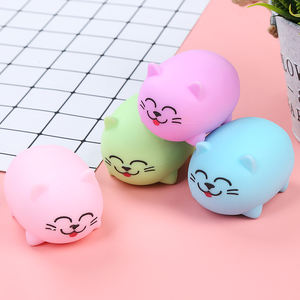 XTQ Aiti mainan stres Pva mainan kucing gemuk pabrik produk penjualan langsung penjual panas - Product Image 5