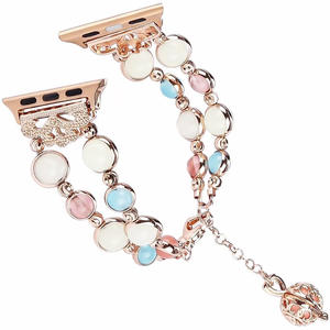 <span class=keywords><strong>Bracelet</strong></span> de rechange en métal lumineux pour <span class=keywords><strong>Apple</strong></span> <span class=keywords><strong>Watch</strong></span>, pour Iwatch, <span class=keywords><strong>bijoux</strong></span>, tendance, nouvelle collection - Product Image 4