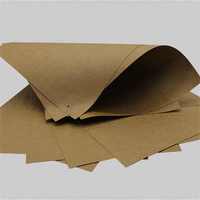 Papier kraft brun recyclé 250 g/m², surface lisse, bonne rigidité, pour emballage, vente en gros d'usine, taille personnalisée