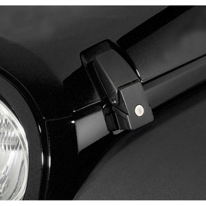 JK <b>Engine</b> <b>Hood</b> Lock With Key Black Tubular Bolt-On For Replace Repair - Product Image 3
