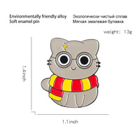 Nouvelle Broche DIY en Alliage Doré Gravé, Thème Dessins Animés et Films, Style Européen et Américain, pour Badges de Films, Foulards et Motifs de Chat Mignons