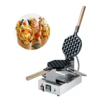Electric Rotating Bubble Waffle Maker