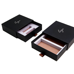 Boîtes en carton rigide écologiques de type tiroir avec laminage mat et doublure en aluminium pour emballage cadeau et artisanat (personnalisables) - Product Image 1