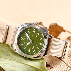 BOMAXE 2023 뜨거운 판매 제품 간단한 스타일 나일론 스트랩 시계 라인 석 태양계 <span class=keywords><strong>Fitron</strong></span> 석영 40mm 패션 시계 - Product Image 4