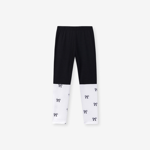 Set di abbigliamento per bambine <span class=keywords><strong>felpa</strong></span> a manica lunga e leggings Cartoon con fiocco modello autunno dolce vestito per 2-7Y - Product Image 6