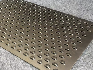 Placa perforadora SS304 personalizada, suministro directo de fábrica, placa de Metal impermeable, malla texturizada, superficie perforada, malla perforadora - Product Image 2