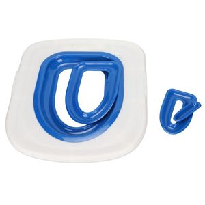 再利用可能取り付けが簡単ラウンドキャットプラスチック旅行トイレトレーニングシステムシートマットキット - Product Image 1