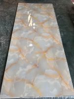 Panneau mural décoratif en PVC marbré UV 3 mm, résistant à l'humidité et antistatique, pour l'intérieur des hôtels, imperméable