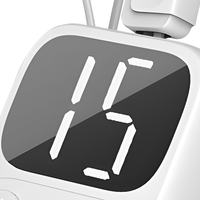 Masseur de cou électrique mini infrarouge de physiothérapie Shiatsu avec 15 niveaux de force et massage combiné intelligent portable