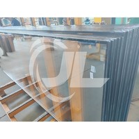 Prix par mètre carré de 4mm 12mm verre transparent anti-empreintes digitales verre trempé verre trempé pour la conception de fenêtre
