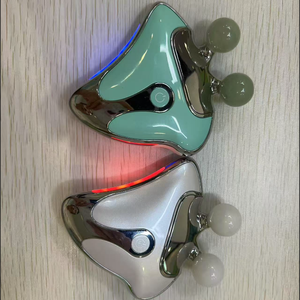 Usine En Gros Mini Rouleau De <span class=keywords><strong>Massage</strong></span> Électrique De Poche Traitement De La Lumière Rouge Dispositif De Beauté Vibration LED Soins De La Peau Rouleau De Jade - Product Image 6