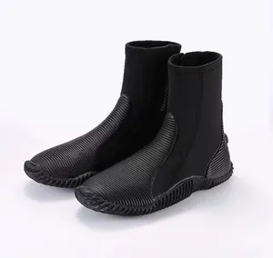 Sapatos de mergulho de neoprene com sola de borracha para mergulho ao ar livre, botas antiderrapantes para mergulho, sapatos de mergulho com barbatanas, novo estilo, 7 mm