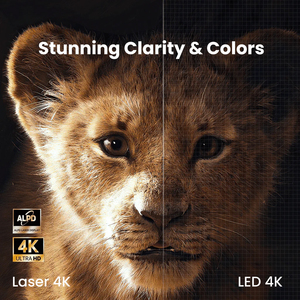 Projecteur LED triple laser Hot Dangbei X5, <span class=keywords><strong>zoom</strong></span> numérique automatique, vidéo 4K 3D, projecteur intelligent Android WiFi 6, home cinéma - Product Image 6