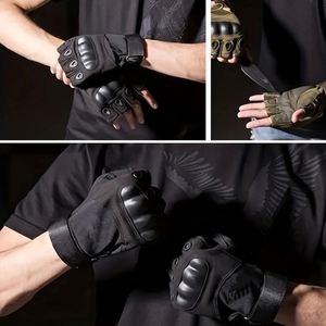 Warm Durable Half Finger Tactical <b>Gloves</b> for Outdoor Activities Battle <b>Shooting</b> <b>Hunting</b> Climbing Motorcycle Cycling Training - Product Image 5
