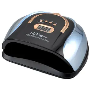 SUN C4 Plus 256W UV 57 lampe à ongles LED double Source de lumière affichage LCD polymérisation vernis à ongles Gel outil de manucure sèche-ongles intelligent