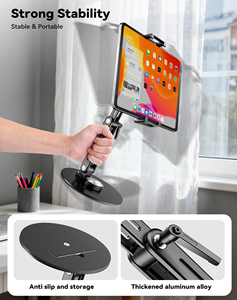 Support de bureau <span class=keywords><strong>l</strong></span>éger en aluminium pour <span class=keywords><strong>iPad</strong></span> <span class=keywords><strong>Pro</strong></span> 13 pouces, robuste, 1,9 lb, pour commande en gros - Product Image 3