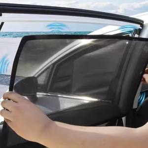 2025 Offre Spéciale maille tissu Anti-moustique voiture fenêtre rideaux avec blocage UV et <span class=keywords><strong>soleil</strong></span> Protection contre la chaleur voiture <span class=keywords><strong>pare</strong></span>-<span class=keywords><strong>soleil</strong></span> - Product Image 3