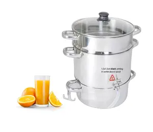 Kitchen Appliance Stainless Steel Electric Fruit Juice Extractor Moonshine Distiller Food Steamer
