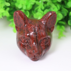 Vente en gros de lunes en cristal naturel sculptées à la main, lune en cornaline, lune en agate rouge, pour cadeau - Product Image 4