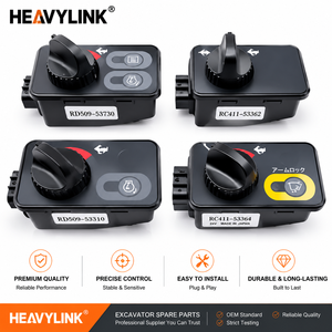 Bouton de commande de vitesse du moteur d'accélérateur RD809-53730, panneau RC441-53533 RC441-53513 pour excavatrices KX080 KX121 KX161 KX91 U35 U45 KX080-3 - Product Image 2