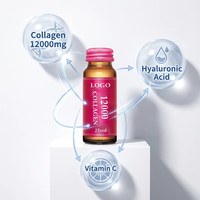 Ausreson OEM Collagène Halal Vitamine C Complément Éclaircissant pour la Peau Lait de Beauté Marin Boisson au Collagène Liquide Beauté