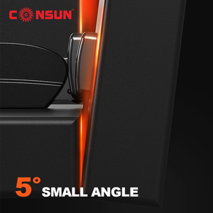 Консун холоднокатаная сталь без крыла черная мебель шарнир мягкое закрытие шкафа Скрытая дверная петля - Product Image 3