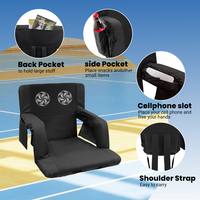 Chaise de stade réglable à 6 vitesses avec logo personnalisable, dossier climatisé assurant le confort pour la chambre, l'atelier, la salle à manger