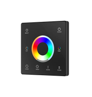 Skydance NOUVEAU Écran tactile en verre mural RF ultra-mince Télécommande alimentée par batterie pour lumières LED