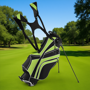 Bolsa de Golf Vertical D0100HPTR7A de Nailon con 6 Divisiones y Cierre de Cremallera, Color Verde, para Adultos - Product Image 2