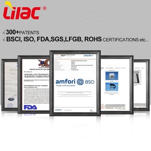 Lilas Bsci Lfgb 880ml + 150ml * 4 théière en verre théière et tasse inhabituelles combinées service à thé en verre semi-automatique - Product Image 5