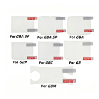 Protecteur d'écran LCD HD transparent pour GameBoy Advance Color Pocket GB GBA GBC GBM GBP GBA SP, film protecteur PET