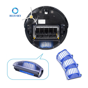 Reemplazo de cepillo de cerdas de cepillo lateral de filtro de vacío para iIrobot Roombas 500 600 610 <span class=keywords><strong>620</strong></span> 650 Series piezas de aspiradora robótica - Product Image 2