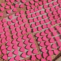 Kit de bombes de fleurs en forme de cœur de graines de fleurs bio modernes et personnalisées, non-OGM, faites à la main, boules de graines de fleurs sauvages, cadeau de Noël