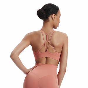 Sujetador deportivo de alto soporte para mujer, con espalda hermosa y efecto push-up, súper suave, para yoga y gimnasio, tipo top corto. - Product Image 1