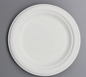 Sản xuất 6 inch tấm vuông tấm dùng một lần 9 inch giấy thực phẩm khay phân hủy sinh học thân thiện với môi Bộ đồ ăn - Product Image 2