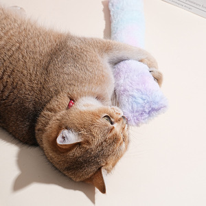Wholesale Cute Colorful Plush <b>Stuffed</b> <b>Animal</b> Pet Chew Toys Throw Pillow with Biting Companion Cat Dog Toys Accompanied Supplies - Product Image 2