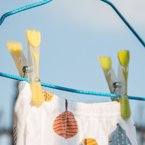 3.27 Inch 12 Pcs Set Non-Slip Soft Rubber Grip Laundry Snack Bags <strong>Plastic</strong> <strong>Clip</strong> <strong>Plastic</strong> Laundry <strong>Clips</strong> Flower Bathroom Accessories - Product Image 2