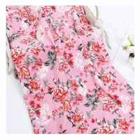 Tela de Seda Italiana con Estampado Floral Personalizado de 105-110 g/m², 150 cm, Mazza Spandex Poliéster, Tela Elástica en 4 Direcciones de 100D para Ropa